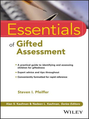 cover image of Essentials of Gifted Assessment